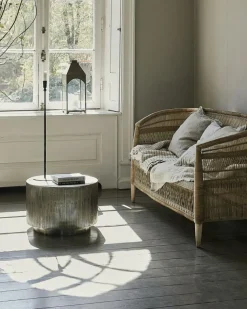 Rota Soffbord H50 cm, Borstat Silver