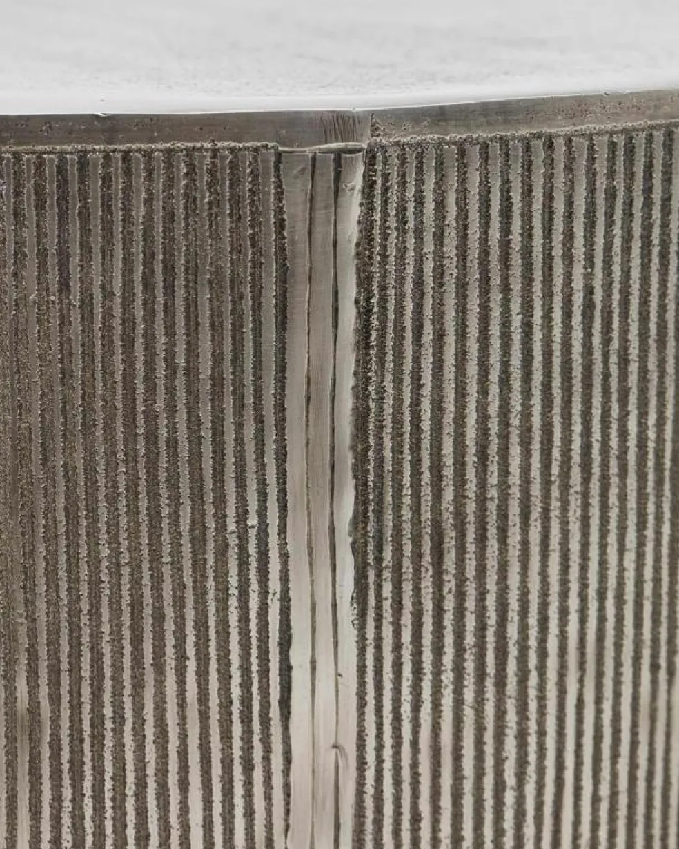 Rota Soffbord H50 cm, Borstat Silver