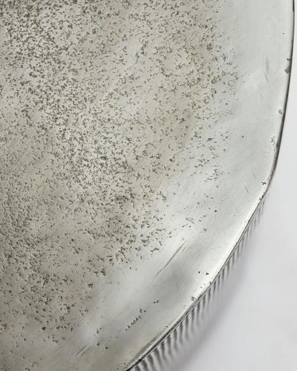 Rota Soffbord H50 cm, Borstat Silver