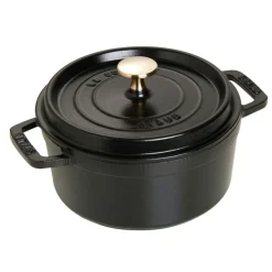 Rund Gryta i Gjutjärn 12,6 L, Svart