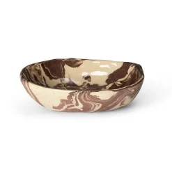 Ferm Living Serveringsskålar-Ryu Skål Sand / Brun, 15,5 cm