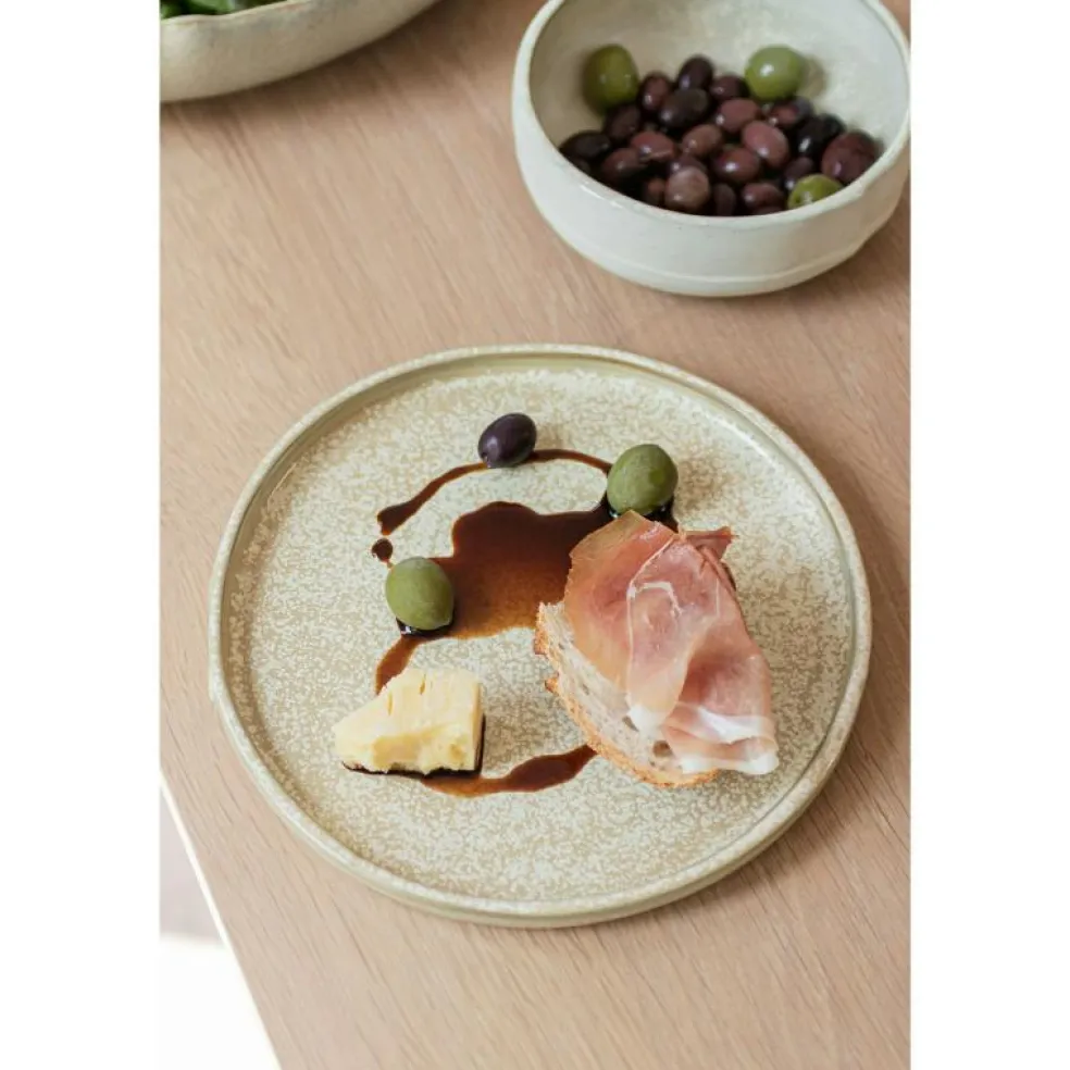 SAND GRAIN Tallrik 2-pack, Strå