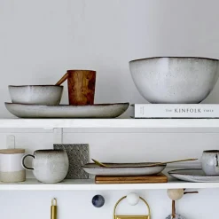 Bloomingville Mattallrikar-Sandrine Tallrik Ø28,5 cm, Blå