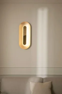 Nuura Vägglampor-Sasi Vägglampa 65 cm, Silver