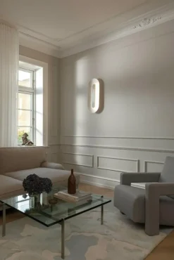 Nuura Vägglampor-Sasi Vägglampa 65 cm, Silver