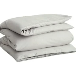 Sateen Påslakan 220x220 cm, Vit