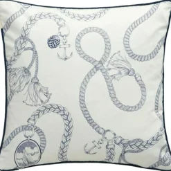 Gant Home Prydnadskuddar & Fodral-Sateen Sailing Kudde 50x50 cm,