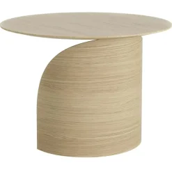 Savoa Soffbord Ø84 cm, Oljad Ek