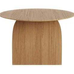 Savoa Soffbord Ø84 cm, Oljad Ek