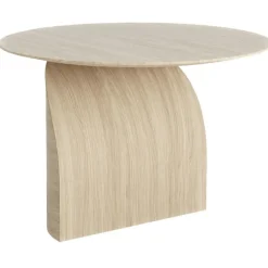 Savoa Soffbord Ø84 cm, Oljad Ek
