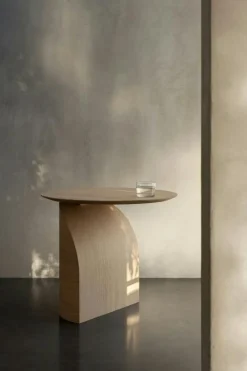 Savoa Soffbord Ø84 cm, Oljad Ek