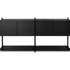 Sceene H Bokhylla, Gjord av svart ek, Svart