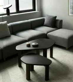 Sculp Soffbord L, Mörkbetsad Ask