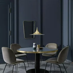 GUBI Pendellampor-Semi Pendel Ø 47 cm, Mässing