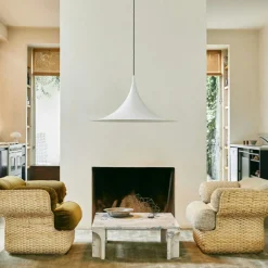 GUBI Pendellampor-Semi Pendel Ø 47 cm, Mässing