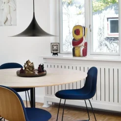 GUBI Pendellampor-Semi Pendel Ø 47 cm, Mässing