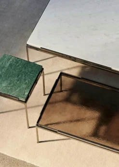 &Tradition Sängbord & Nattduksbord|Sängbord & Nattduksbord-Sett LN11 Sidobord 40x40 cm, Verde Guatemala