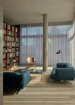 Sett LN12 Soffbord 60x140 cm, Rökfärgat Glas