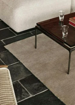 Sett LN12 Soffbord 60x140 cm, Rökfärgat Glas