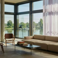 Sett LN12 Soffbord 60x140 cm, Rökfärgat Glas