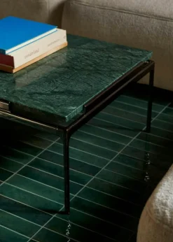 Sett LN12 Soffbord 60x140 cm, Rökfärgat Glas