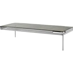 Sett LN12 Soffbord 60x140 cm, Rökfärgat Glas