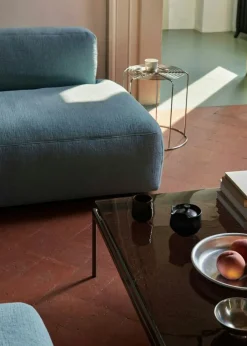 &Tradition Soffbord-Sett LN13 Soffbord 100x100 cm, Rökfärgat Glas