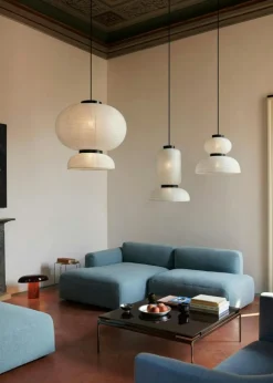 &Tradition Soffbord-Sett LN13 Soffbord 100x100 cm, Rökfärgat Glas