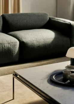 &Tradition Soffbord-Sett LN13 Soffbord 100x100 cm, Rökfärgat Glas