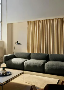 &Tradition Soffbord-Sett LN13 Soffbord 100x100 cm, Rökfärgat Glas