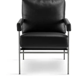 Jonas Ihreborn Fåtöljer-Seventy Five Fåtölj Läder, Challenger Brandy / Beige Canvas