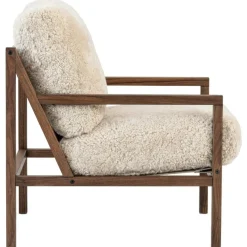 Jonas Ihreborn Fåtöljer-Seventy Five Wood Fåtölj, Valnöt / Läder