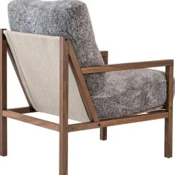 Jonas Ihreborn Fåtöljer-Seventy Five Wood Fåtölj, Valnöt / Läder