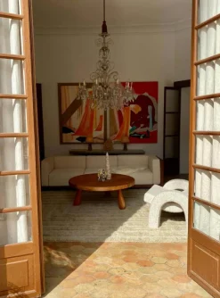 Dusty Deco Ullmattor-Shaggy Labyrinth Ullmatta 300x200 cm, Beige