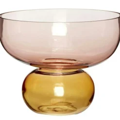Hübsch Vaser-Show Vas 20 cm, Amber/Rose