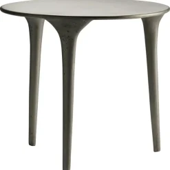 Tine K Sidobord & Avlastningsbord-Sidobord Återvunnen Aluminium, Ø65 cm