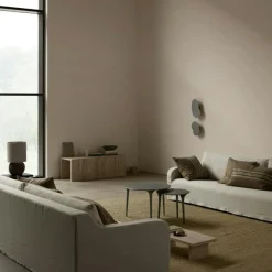 Tine K Sidobord & Avlastningsbord-Sidobord Återvunnen Aluminium, Ø65 cm