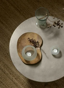 Tine K Sidobord & Avlastningsbord-Sidobord Återvunnen Aluminium, Ø65 cm