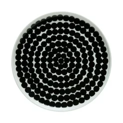 Marimekko Mattallrikar-Siirtolapuutarha Tallrik 20 cm, Vit / Mörkblå