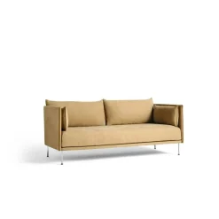 Silhouette 2-Sitssoffa, Krom / Linara 142