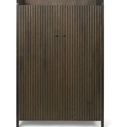 Sill Cupboard - Low - Dark Stained Oak