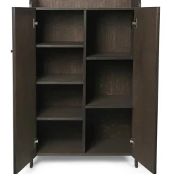 Sill Cupboard - Low - Dark Stained Oak