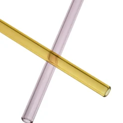 Kosta Boda Vin & Bartillbehör-Sipsavor Sugrör 2-pack, Blå/Grön