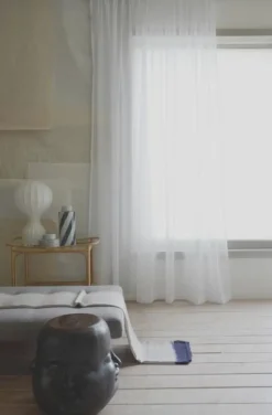 Skir Hotel Gardin 290x250 cm, Vit