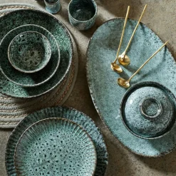 Skål 60 cl, Brun / Vit