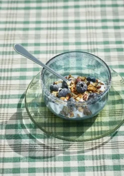 Madam Stoltz Serveringsskålar|Frukostskålar-Skål Ø13 cm, Grön