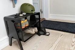 Skohylla Golv 50x35x50 cm, Svart