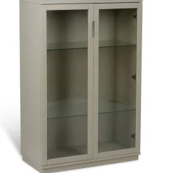 Mavis Skåp & Vitrinskåp-Skåp AOKO Glasdörrar Vitlack