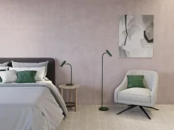 Slender Bordslampa, Vit