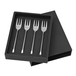Broste Copenhagen Bestickset-Sletten Tårtgaffel 4-Pack,